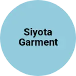 Business logo of Siyota garment