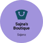 Business logo of Sajna's Boutique