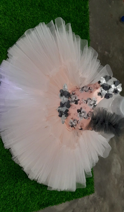 Girls fancy frock
 birthday wear 👑 uploaded by (A) princess GARMENTS  on 6/8/2023