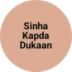 Business logo of Sinha kapda dukaan