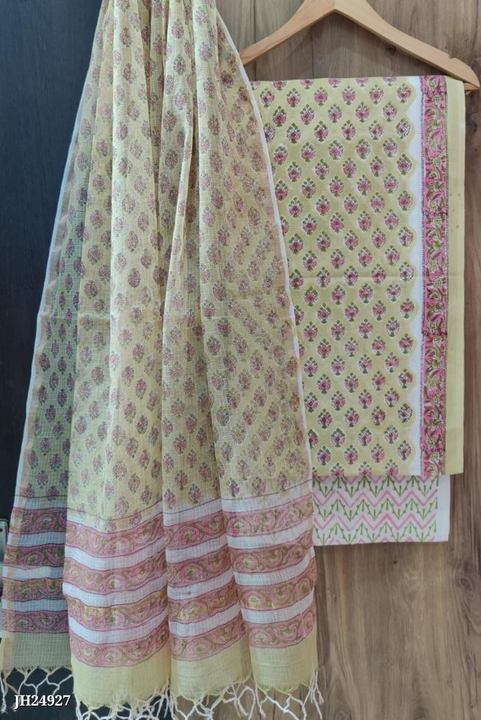 Pure cottan suite kota dupatta  uploaded by Handloom print on 6/8/2023