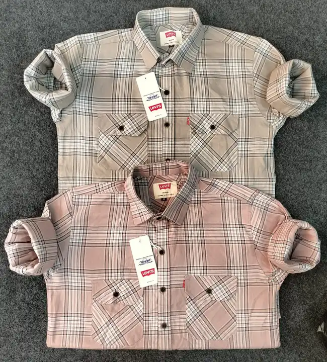 Double pocket check shirt
Fabric Heavy  Twill
 uploaded by SUHANI FASHION on 6/8/2023