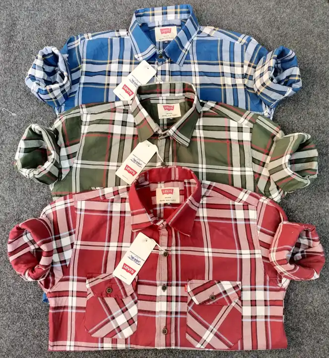Double pocket check shirt
Fabric Heavy  Twill
 uploaded by SUHANI FASHION on 6/8/2023