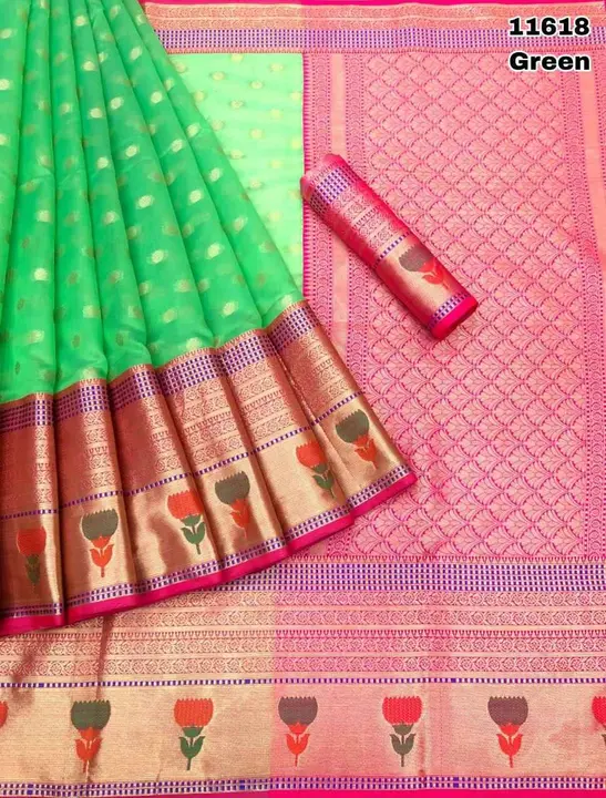 Jacquard Weaving Saree uploaded by Sambhav Store on 5/19/2024