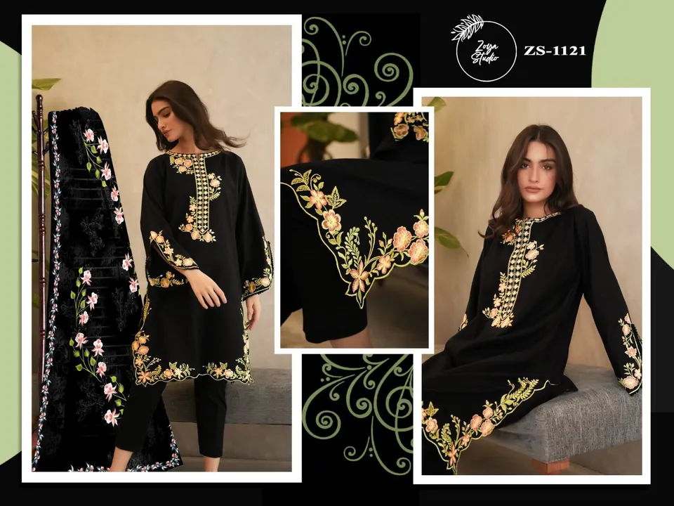 ‼️ *Vibrant collection*‼️
     
            *D. No - #ZS-1121*
➖➖➖➖➖➖➖➖➖
            *Zoya Studio*
➖ uploaded by Fashion Textile  on 6/8/2023
