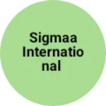 Business logo of Sigmaa international
