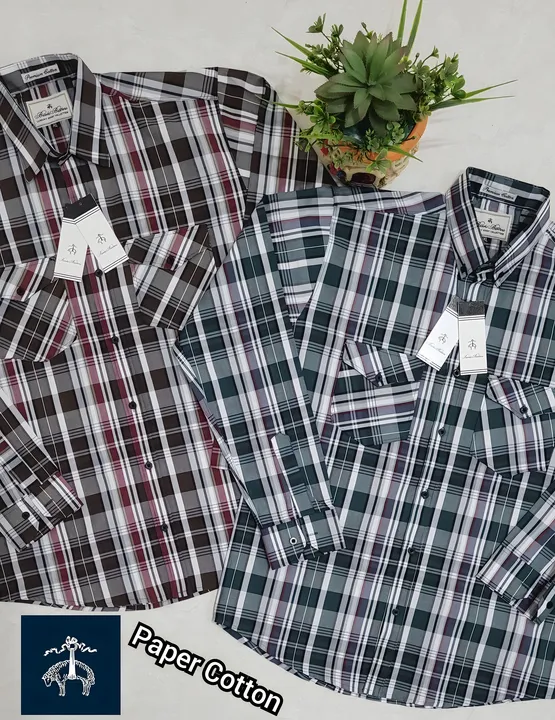 Paper Cotton Shirt  uploaded by Umang Garments  on 6/9/2023