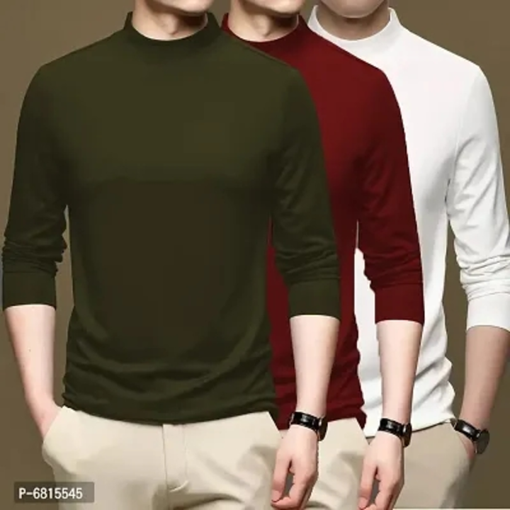 Trendy Polyester Sports Wear Turtle Neck T-Shirt For Men Pack Of 3

Size: 
S
M
L
XL

 Color:  Multic uploaded by wholsale market on 6/9/2023