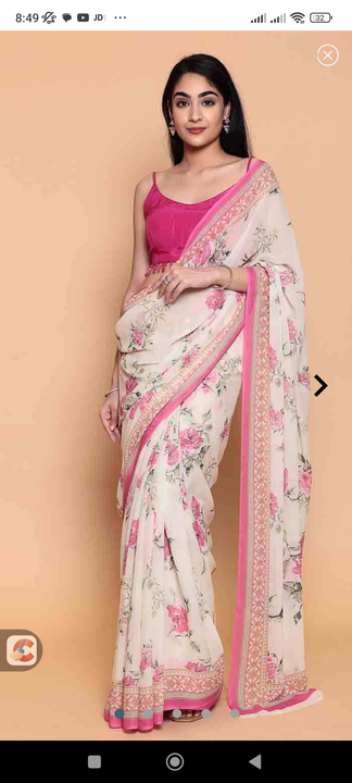 Post image I want 1-10 pieces of High quality chiffon saree at a total order value of 1000. Please send me price if you have this available.