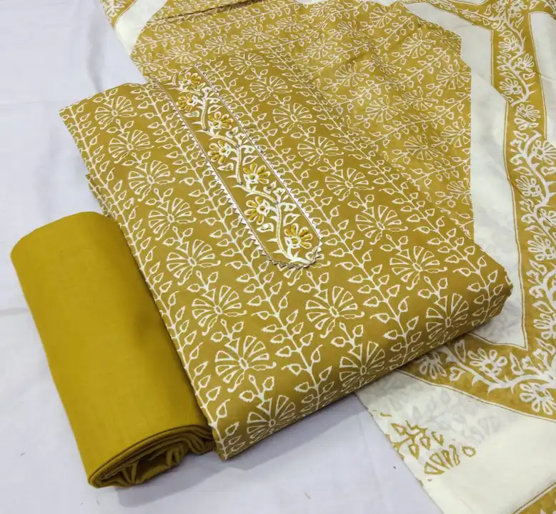 Super Cotton Suit pieces uploaded by Apsara dresses on 6/9/2023