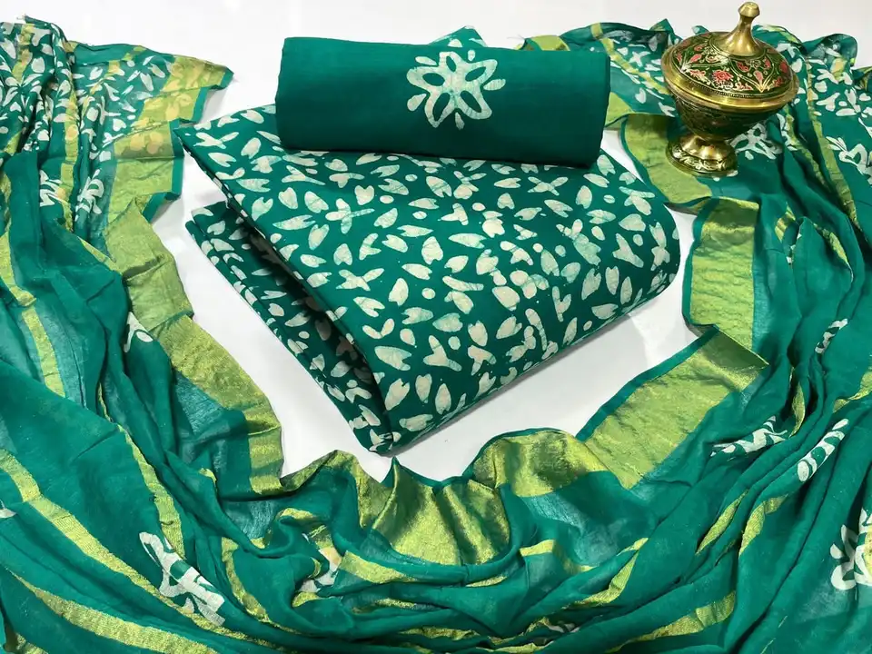 Batik Self Combination Dress Materials uploaded by Apsara dresses on 6/9/2023