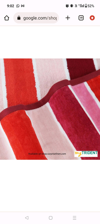 Trident towel colours  uploaded by Fancy Dupatta House on 6/9/2023