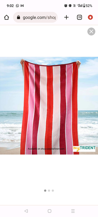 Trident towel colours  uploaded by Fancy Dupatta House on 6/9/2023