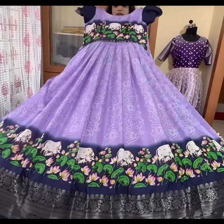 Most trending doaly silk dress uploaded by SS fashion world on 6/9/2023
