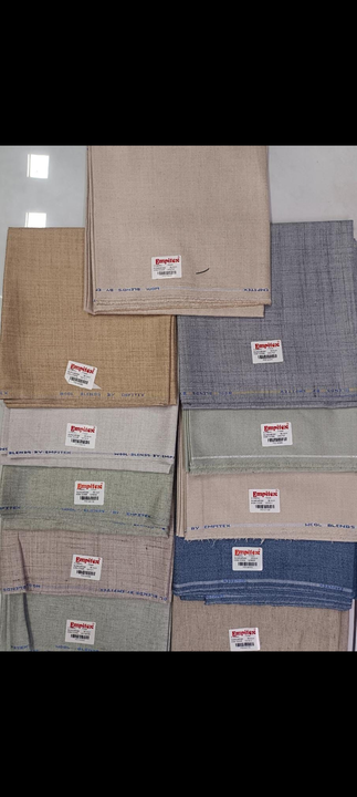 *Empitex mill mumbai*
Fresh 2.25 cut ⚡💫
Khadi slub 🥳✨💨
Fresh single piece pack
Poly pack 🥊🍎
Wit uploaded by Shirting fabrics on 6/9/2023