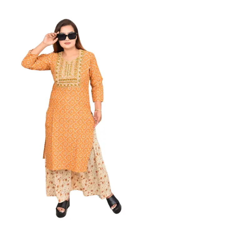 Kurti with sharara uploaded by business on 6/9/2023