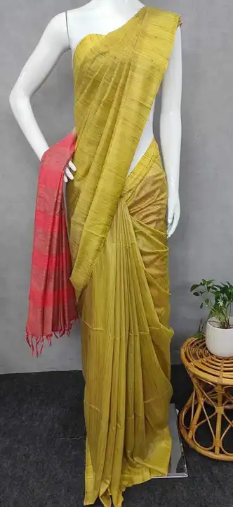Baswara saree with strips pallu  uploaded by business on 6/9/2023