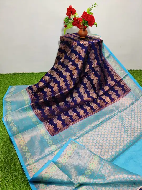 *Banarasi dyeble warm silk saree* uploaded by Bs_textiles7 on 6/9/2023
