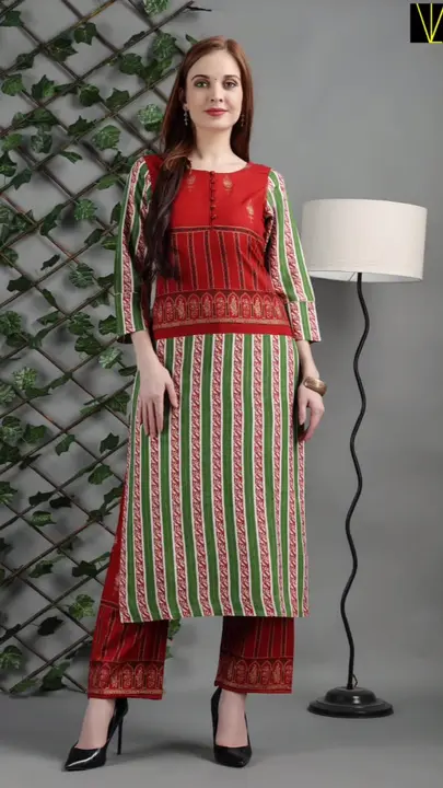 Kurti with pants uploaded by Lucania women lw on 5/30/2024