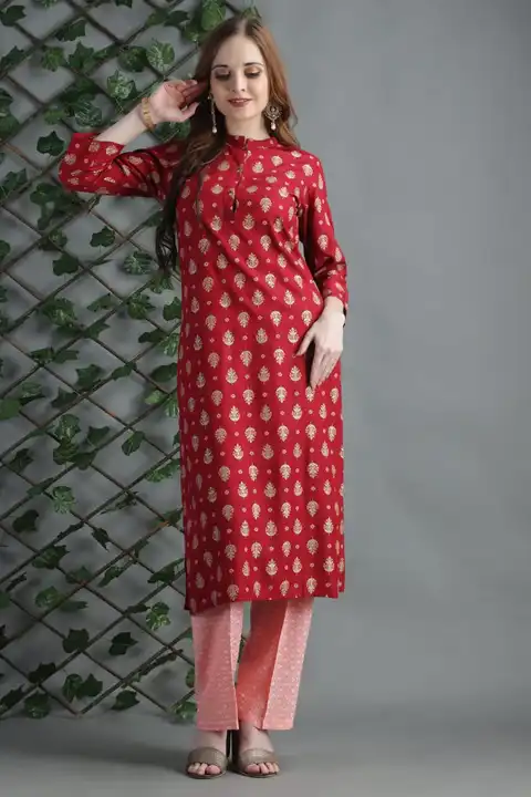 Kurti with pants uploaded by business on 6/9/2023