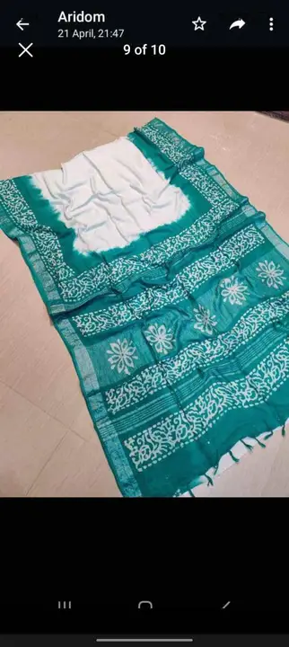 lilen batik uploaded by Biki saree shop on 6/9/2023