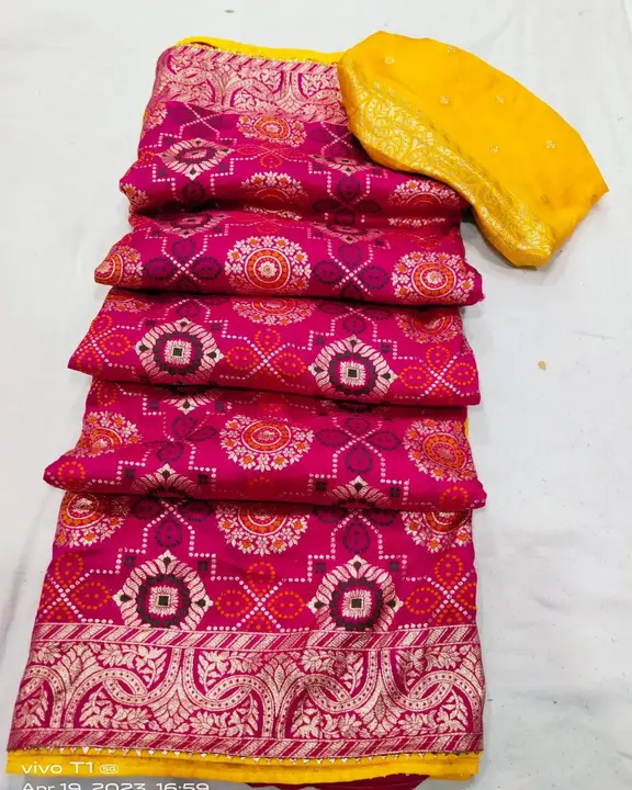 Product uploaded by Jaipuri wholesale gotta patti kurtis nd sarees on 6/9/2023