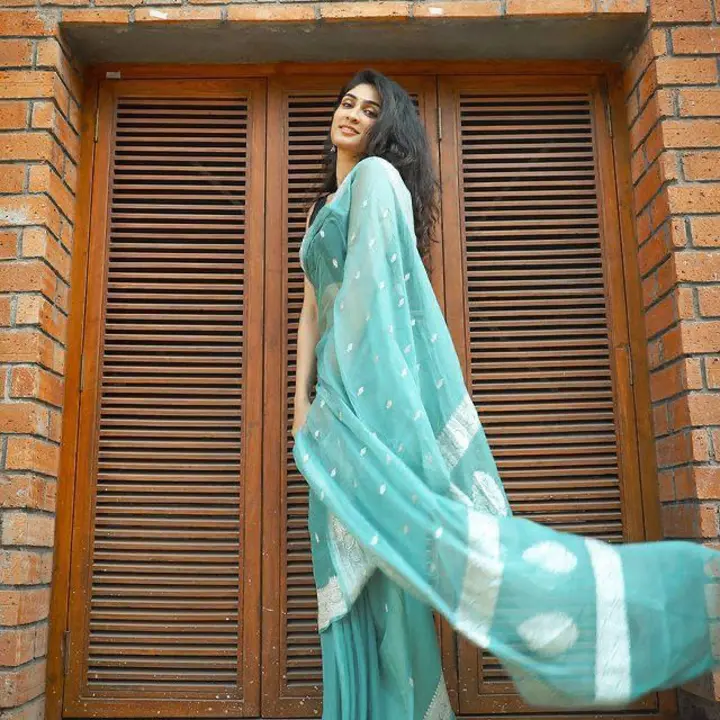 Rich pallu with allovar zari butii design saree uploaded by Dhananjay Creations Pvt Ltd. on 6/9/2023