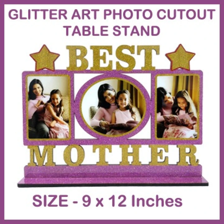 Glitter Print Table Frame  uploaded by BusinessJi.com on 6/9/2023