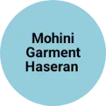Business logo of Mohini garment haseran