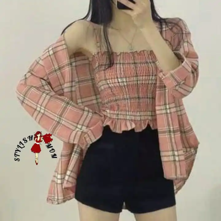Check Top n Shirt Combo  uploaded by Fashion Touch on 6/9/2023