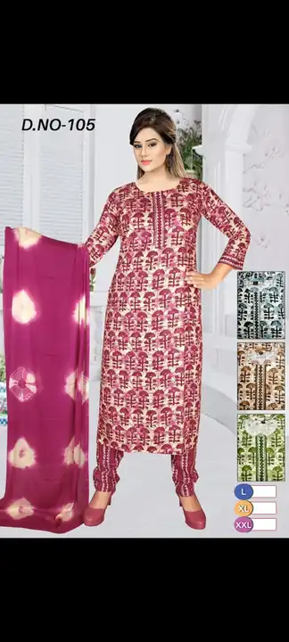 Pure jaipuri cambric print kurti pent with dupatta  uploaded by Sangee Enterprise  on 6/9/2023