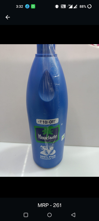 Parachute hair oil uploaded by business on 6/9/2023