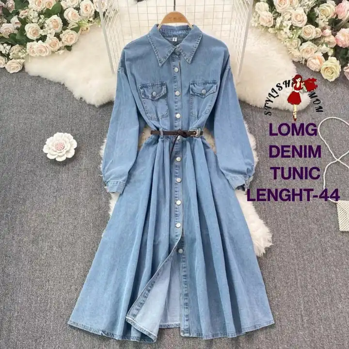 Long Denim Belt Runic  uploaded by Fashion Touch on 6/9/2023
