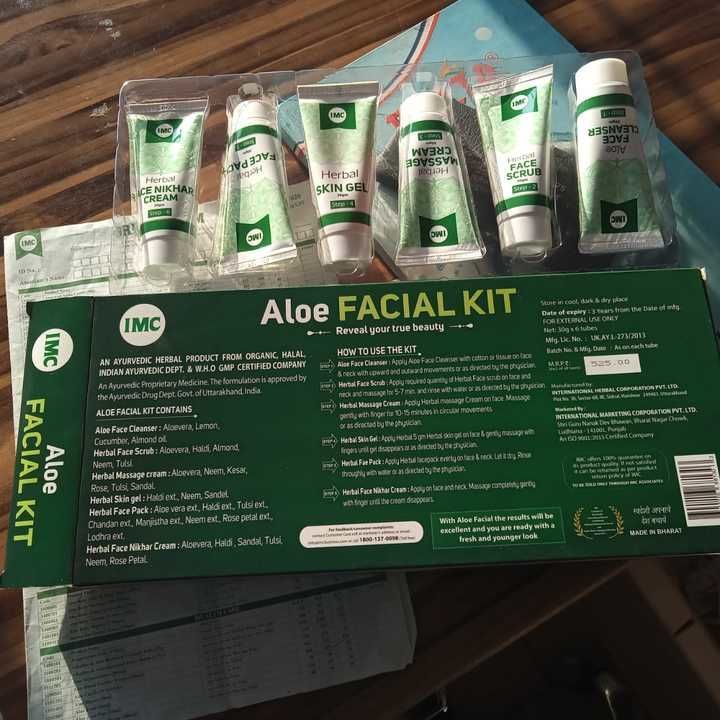 Aloe facial kit uploaded by business on 3/13/2021