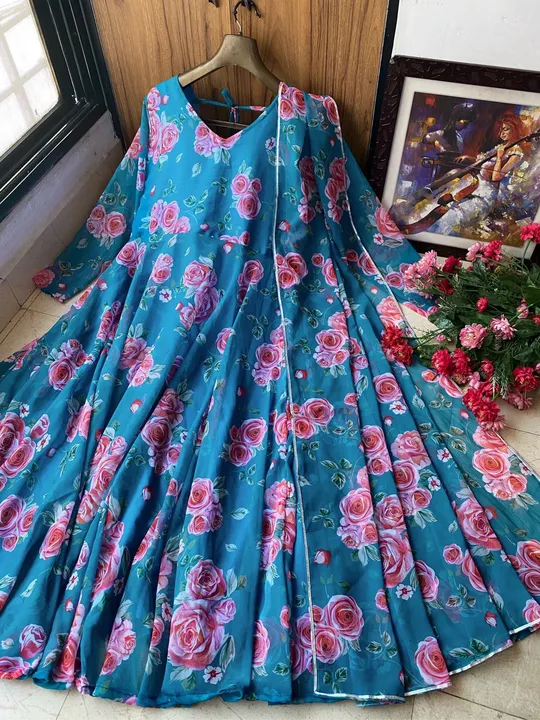 LC 1034

♥️ PRESENTING NEW DESIGNER  PRINTED ANARKALI GOWN ♥️

♥️ GOOD QUALITY PRINTED GEORGETTE OUT uploaded by A2z collection on 6/9/2023