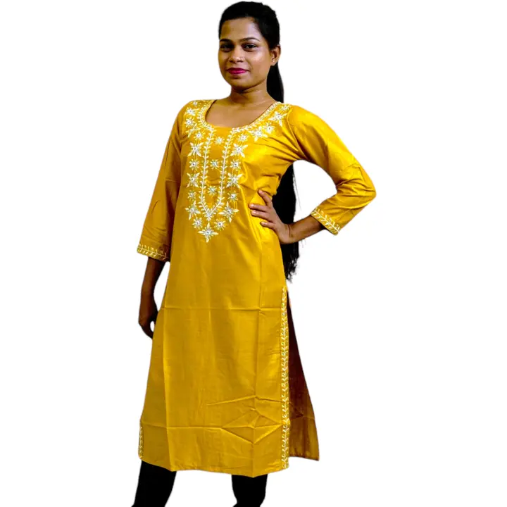 Women's Embroidered Kurti uploaded by A.R Enterprises on 5/28/2024