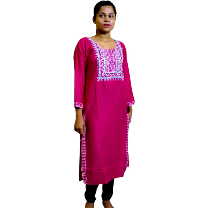 Women's Embroidered Kurti uploaded by A.R Enterprises on 6/9/2023