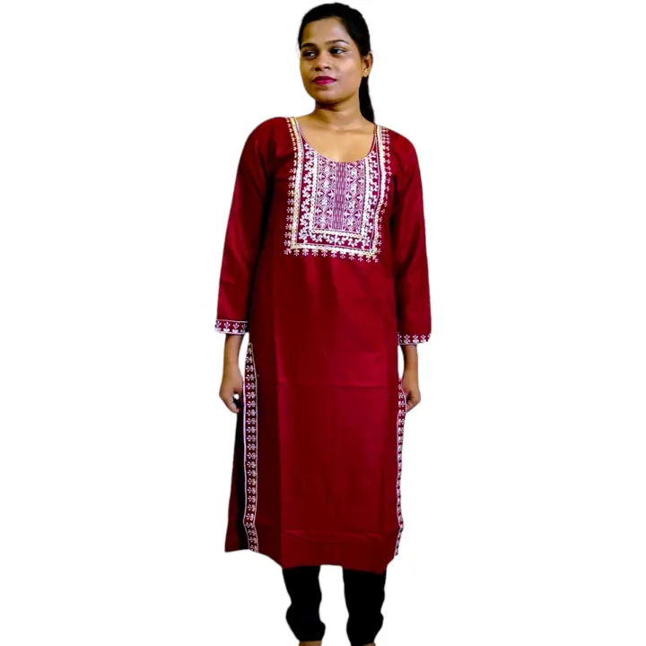 Women's Embroidered Kurti  uploaded by business on 6/9/2023
