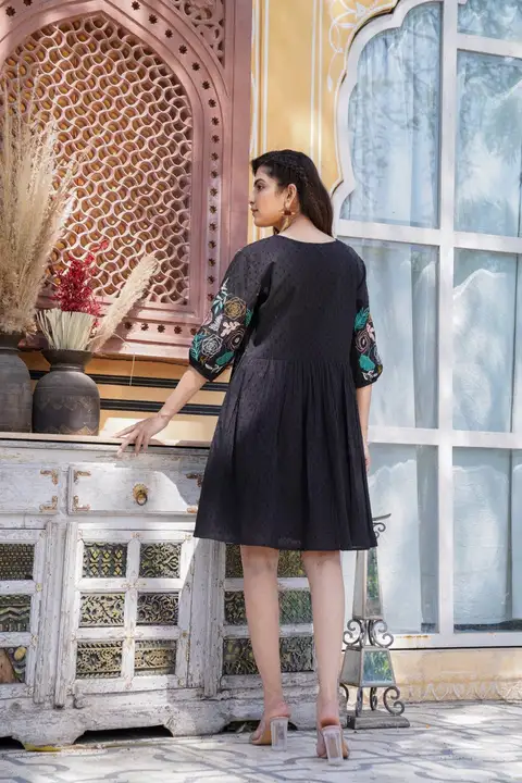 Stylish Black Short Dress 👗 uploaded by Sukhkrta clothing  on 6/9/2023