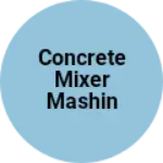 Business logo of Concrete mixer mashin spear part