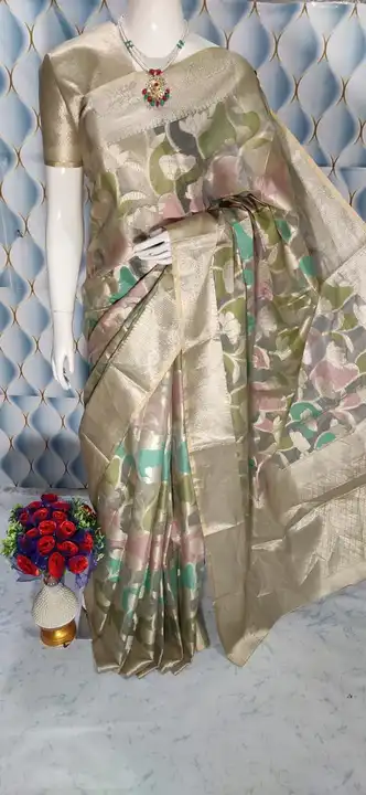 BHAGALPURI TANCHUI SILK BUTA SAREE uploaded by S.N.COLLECTIONS  on 6/9/2023