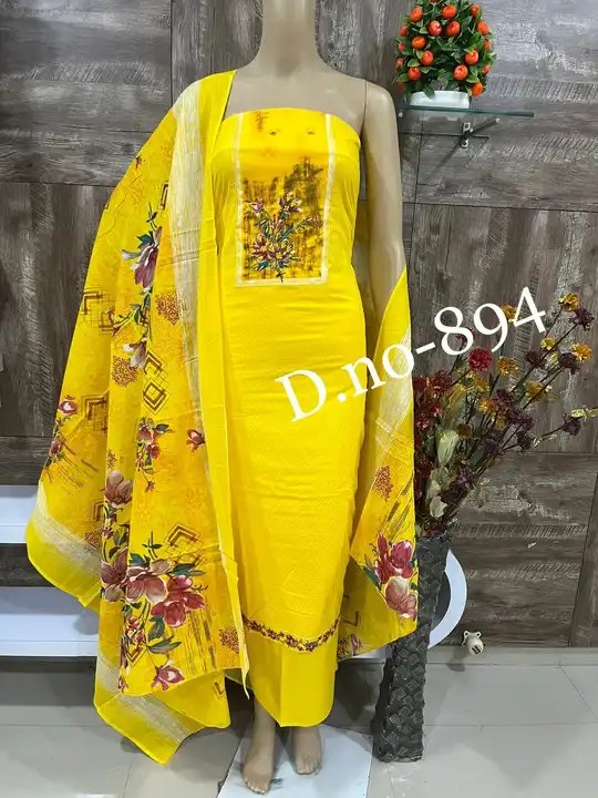 Yellow 💛 Beautiful Suit and Dress Material  uploaded by Zuberiya Global on 6/9/2023