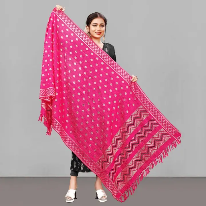 Pink Colour Printed Banarasi Rasal Size 2.25 Meter uploaded by SPK Impact on 6/9/2023