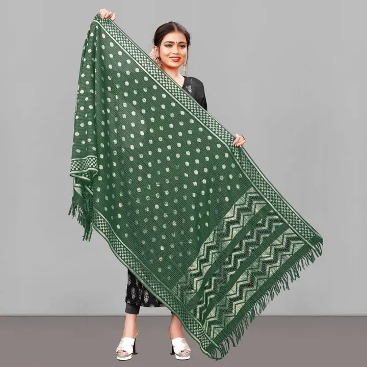Dark Green Colour Printed Banarasi Rasal Size 2.25 Meter uploaded by SPK Impact on 6/9/2023