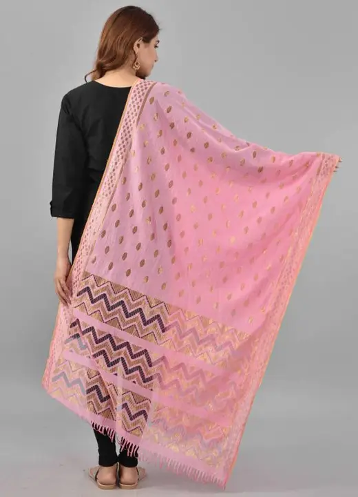 Light Pink Colour Printed Banarasi Rasal Size 2.25 Meter uploaded by SPK Impact on 6/9/2023