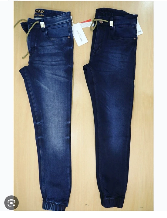 Denim Jeans Joggers 285/- ( size- 28,30,32,34,36,) uploaded by JD collection on 6/9/2023