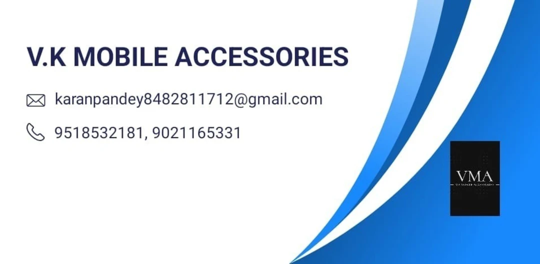 Visiting card store images of V.K MOBILE ACCESSORIES