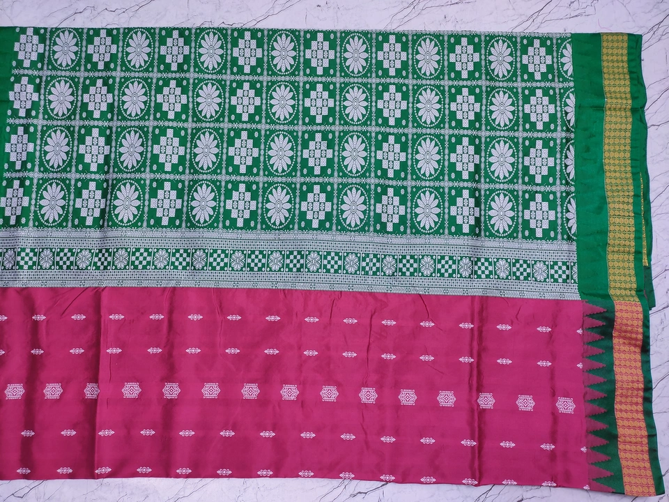 Sambhalpuri sarees papa silk design saree  uploaded by business on 6/10/2023