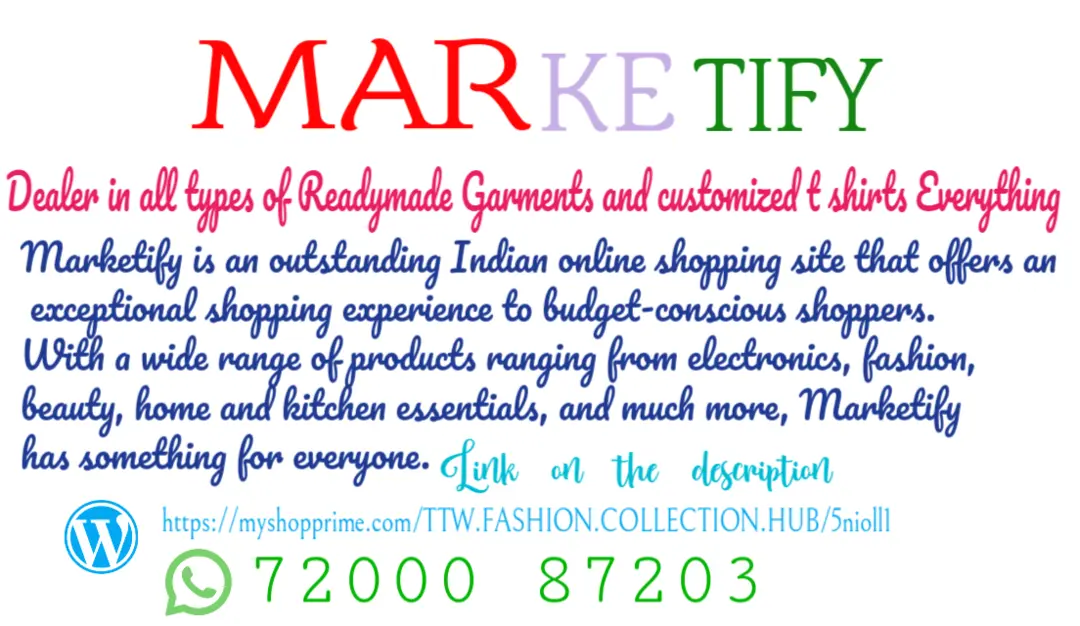Visiting card store images of SHOP MARKETIFY