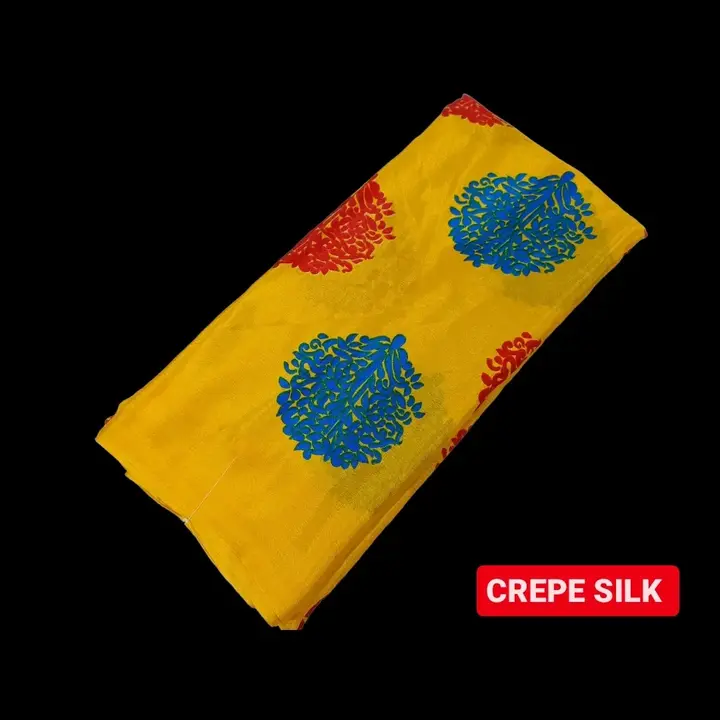 Crepe silk saree uploaded by MAHAKAL FASHION  on 6/10/2023